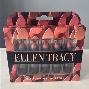🖤Ellen Tracy Matte Lipstick Collection – Set of 5